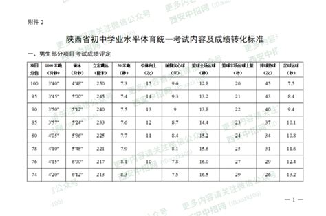 太原中考体育评分标准2024