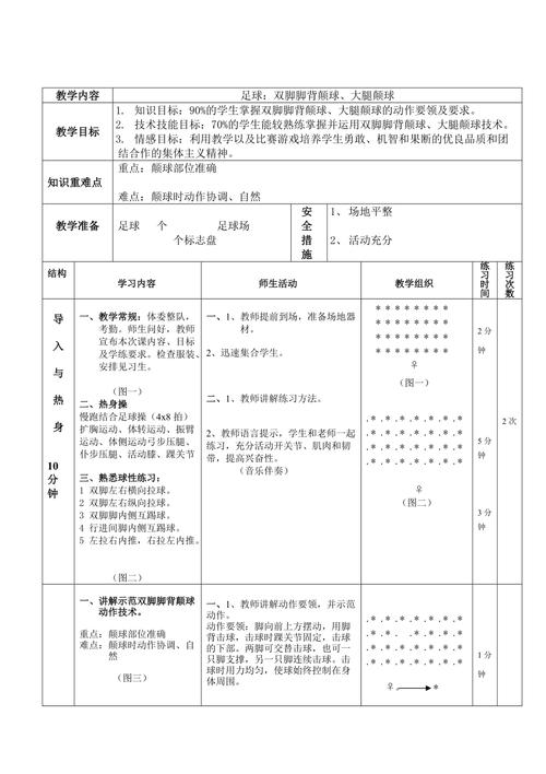 足球教案初中体育